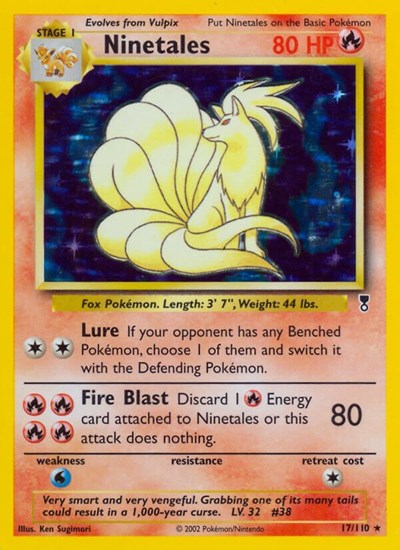 Ninetales (Legendary Collection) Medium Play Holofoil