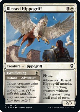 Blessed Hippogriff (Commander Legends: Battle for Baldur's Gate) Near Mint - Nick Nack's Full Frontal Attack