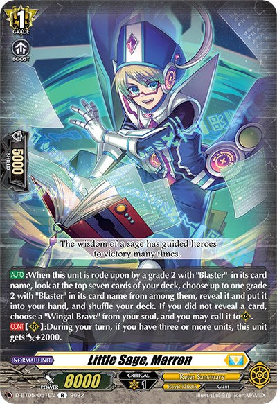 Little Sage, Marron (D-BT05/051EN) [Triumphant Return of the Brave Heroes]