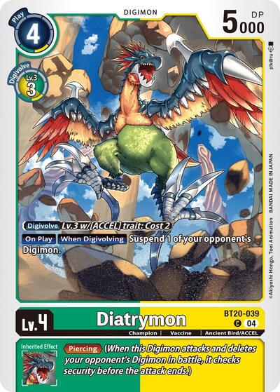 Diatrymon (Release Special Booster 2.5) Near Mint