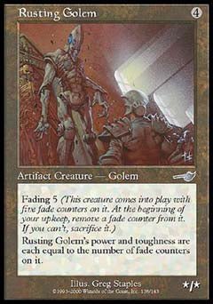 Rusting Golem (Nemesis) Near Mint - Nick Nack's Full Frontal Attack