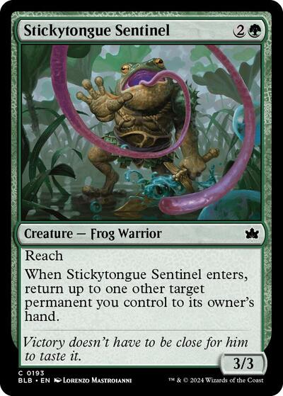 Stickytongue Sentinel (Bloomburrow) Near Mint