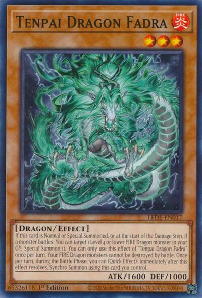 Tenpai Dragon Fadra (Legacy of Destruction) Near Mint 1st Edition - Nick Nack's Full Frontal Attack