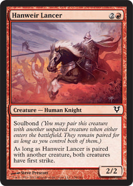 Hanweir Lancer (Avacyn Restored) Light Play