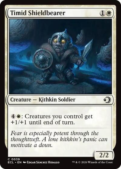 Timid Shieldbearer (Lorwyn Eclipsed) Near Mint - Nick Nack's Full Frontal Attack