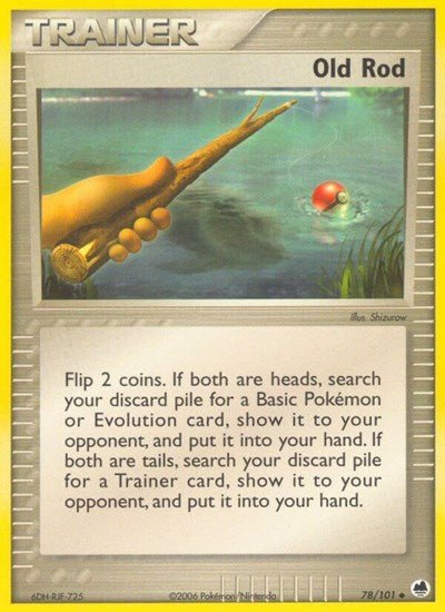Old Rod (Dragon Frontiers) Light Play - Nick Nack's Full Frontal Attack