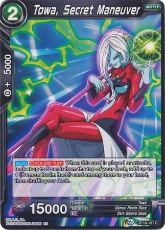 Towa, Secret Maneuver (BT10-137) [Rise of the Unison Warrior 2nd Edition]