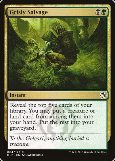 Grisly Salvage (Guilds of Ravnica: Guild Kits) Near Mint