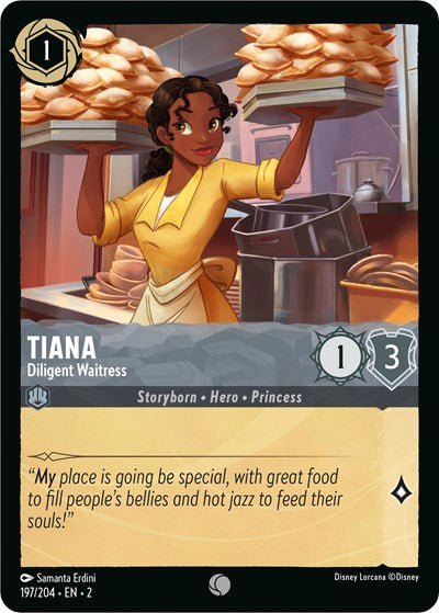 Tiana - Diligent Waitress (Rise of the Floodborn) Near Mint - Nick Nack's Full Frontal Attack