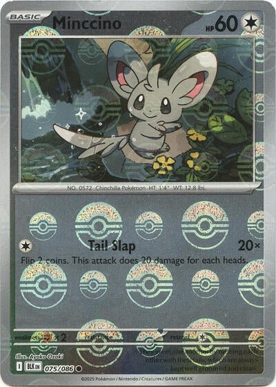 Minccino (Poke Ball Pattern) (SV: Black Bolt) Near Mint Holofoil - Nick Nack's Full Frontal Attack
