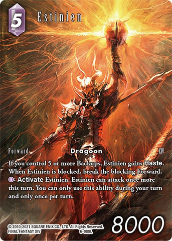 Estinien (Full Art Reprint) [Opus XIV: Crystal Abyss]