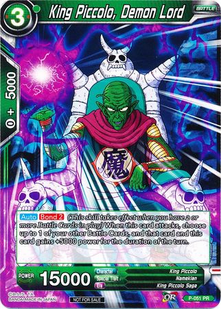 King Piccolo, Demon Lord (P-051) [Tarjetas de promoción] 
