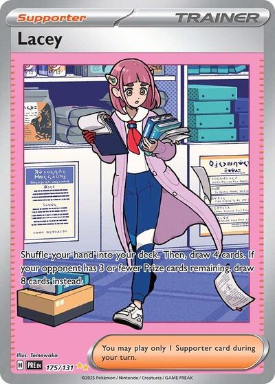 Lacey - 175 (SV: Prismatic Evolutions) Near Mint Holofoil