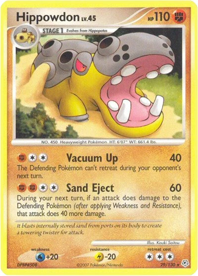 Hippowdon (Diamond and Pearl) Light Play