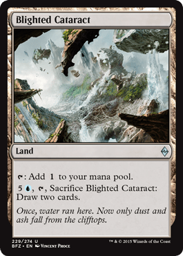 Blighted Cataract (Battle for Zendikar) Near Mint - Nick Nack's Full Frontal Attack