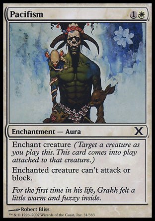 Pacifism (10th Edition) Light Play - Nick Nack's Full Frontal Attack