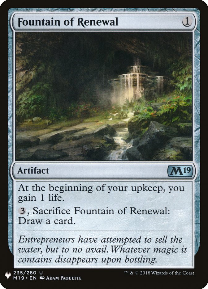 Fontaine du renouveau [Mystery Booster] 