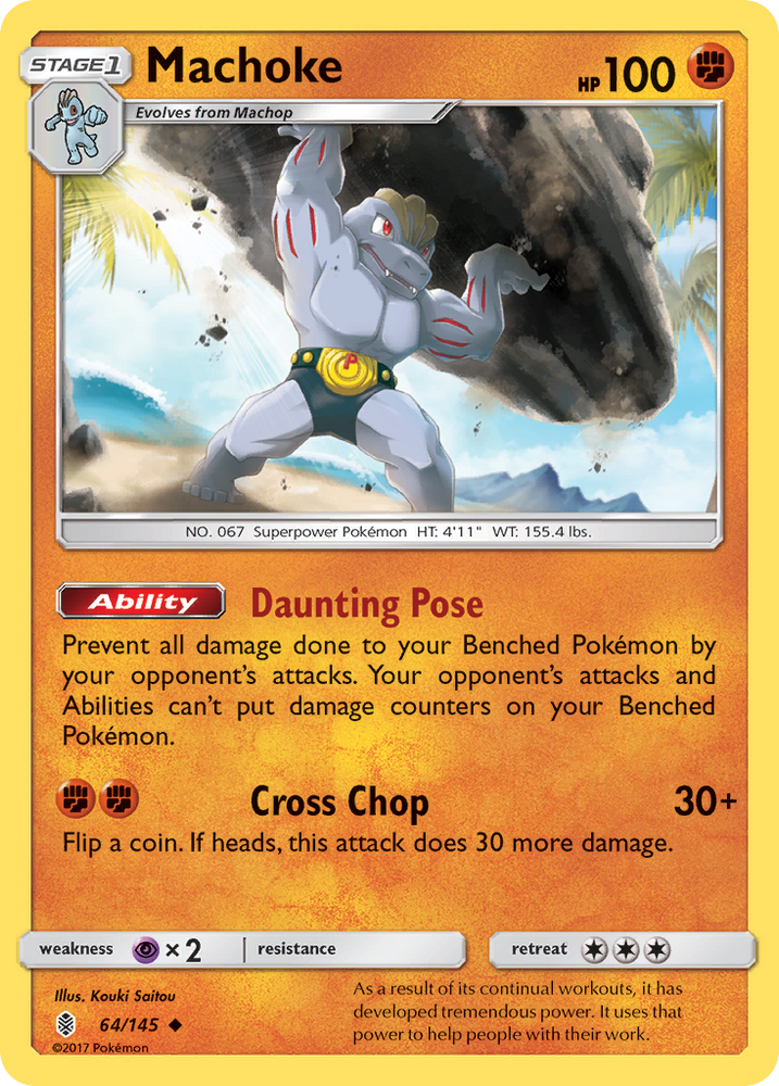 Machoke (64/145) [Soleil et Lune : Gardiens Rising] 