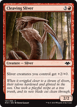 Cleaving Sliver (Modern Horizons) Near Mint - Nick Nack's Full Frontal Attack