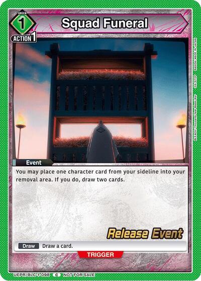 Squad Funeral (BLEACH: Thousand-Year Blood War Release Event Cards) Near Mint