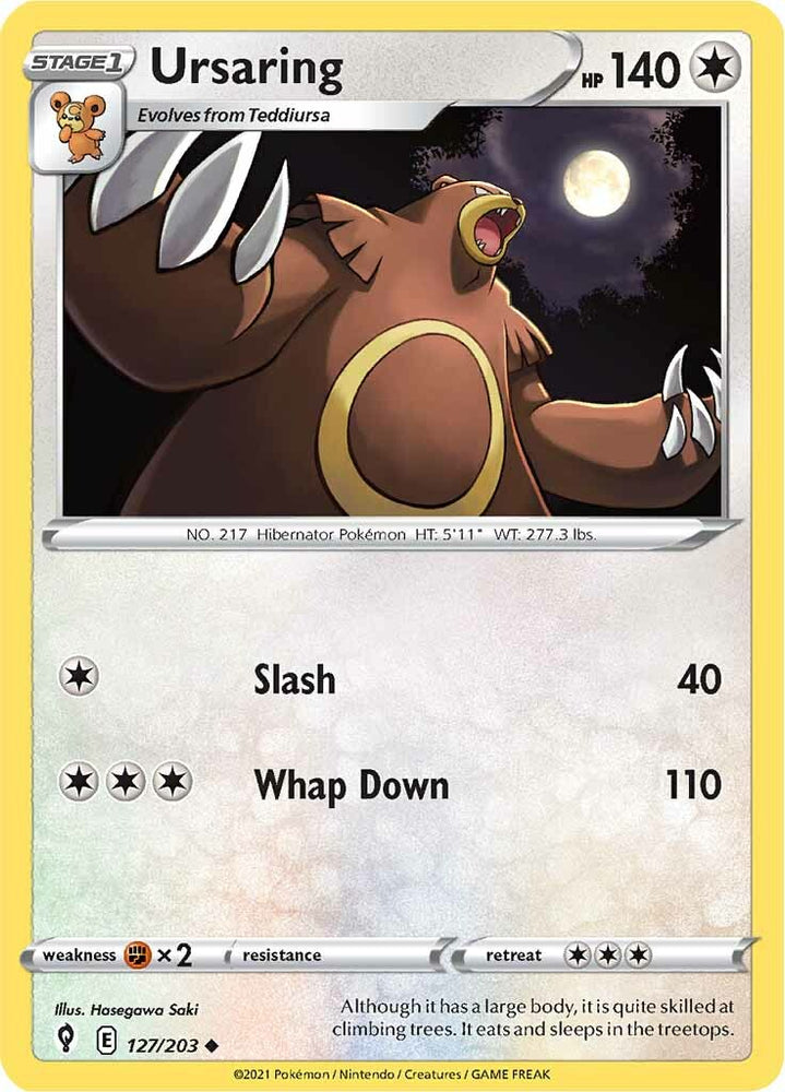 Ursaring (127/203) [Espada y escudo: Cielos en evolución] 