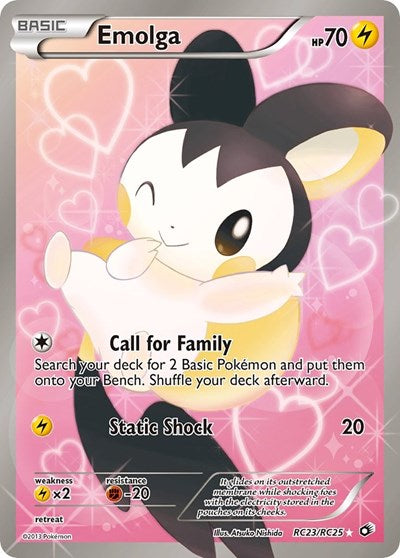 Emolga (Full Art) (Legendary Treasures: Radiant Collection) Near Mint Holofoil