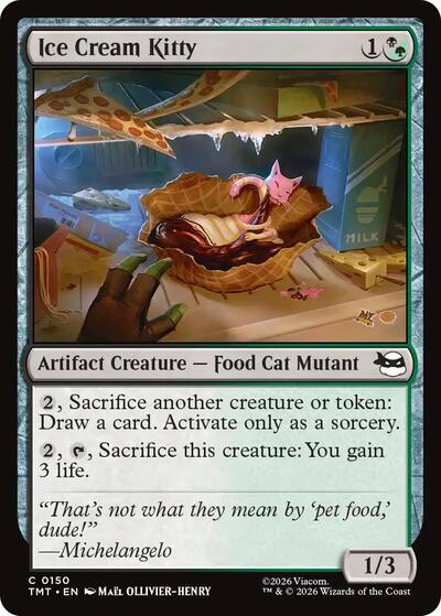 Ice Cream Kitty (Teenage Mutant Ninja Turtles) Near Mint - Nick Nack's Full Frontal Attack