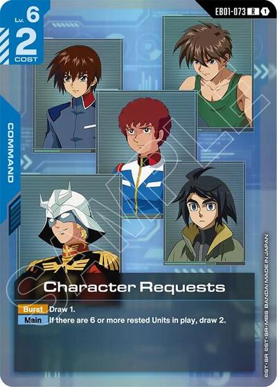Character Requests (Eternal Nexus) Near Mint Holofoil