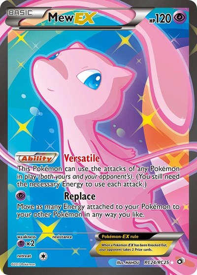 Mew EX (Full Art) (Legendary Treasures: Radiant Collection) Light Play Holofoil