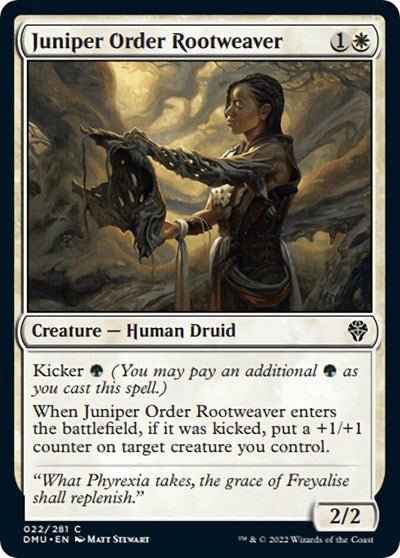 Juniper Order Rootweaver (Dominaria United) Near Mint Foil - Nick Nack's Full Frontal Attack