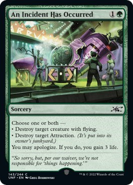 An Incident Has Occurred (Unfinity) Near Mint