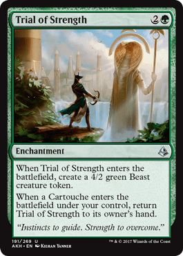Trial of Strength (Amonkhet) Near Mint - Nick Nack's Full Frontal Attack