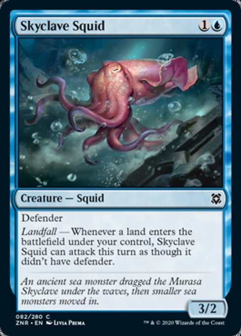 Skyclave Squid (Zendikar Rising) Near Mint - Nick Nack's Full Frontal Attack