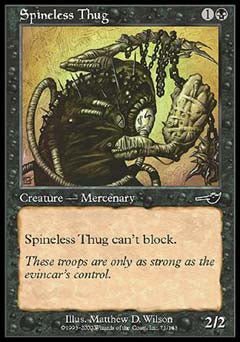 Spineless Thug (Nemesis) Near Mint - Nick Nack's Full Frontal Attack