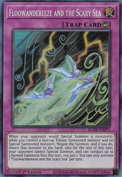 Floowandereeze and the Scary Sea (Burst of Destiny) Light Play 1st Edition
