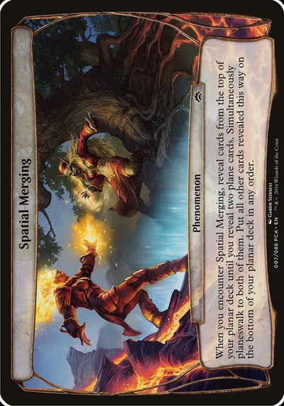 Spatial Merging (Planechase Anthology) (Oversize Cards) Near Mint