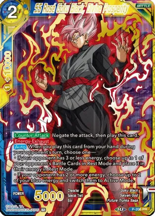 SS Rose Goku Black, Divine Prosperity (Sello dorado) [P-206] 