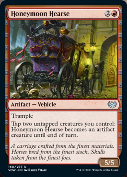 Honeymoon Hearse (Innistrad: Crimson Vow) Near Mint - Nick Nack's Full Frontal Attack