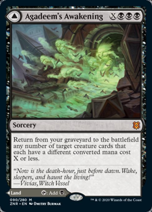 Agadeem's Awakening / Agadeem, the Undercrypt (Zendikar Rising) Near Mint