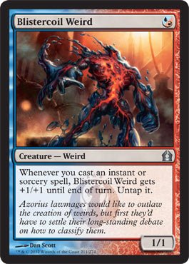 Blistercoil Weird (Return to Ravnica) Near Mint - Nick Nack's Full Frontal Attack
