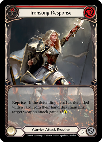 Ironsong Response (Rouge) [LGS008-P] 1ère édition Normal 