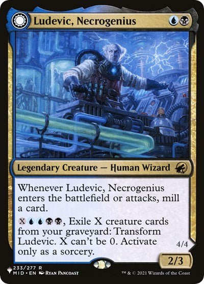 Ludevic, Necrogenius (Secret Lair Commander: From Cute to Brute) Near Mint - Nick Nack's Full Frontal Attack