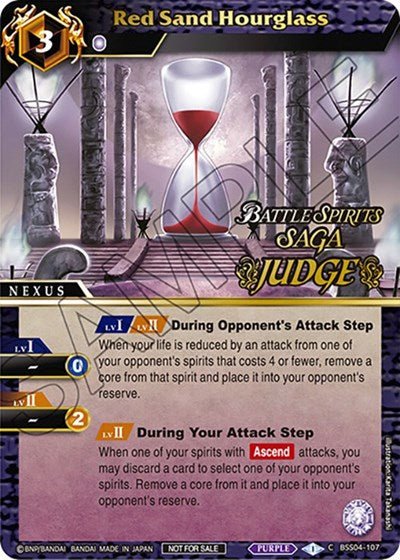 Red Sand Hourglass (Judge Pack Vol. 4) (Launch & Event Promos) Near Mint Holofoil - Nick Nack's Full Frontal Attack