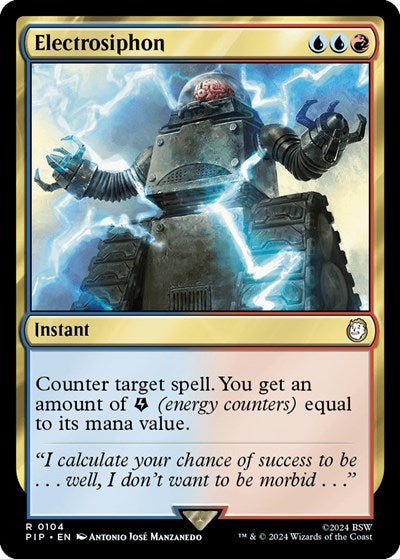 Electrosiphon (Universes Beyond: Fallout) Near Mint Foil - Nick Nack's Full Frontal Attack