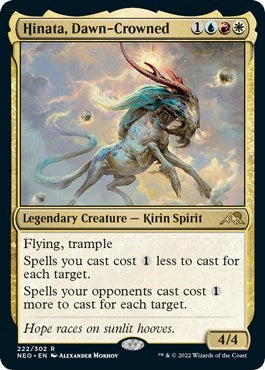 Hinata, Dawn-Crowned (Kamigawa: Neon Dynasty) Near Mint Foil