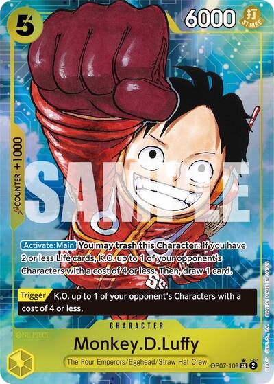 Monkey.D.Luffy (109) (Parallel) (500 Years in the Future) Near Mint Foil