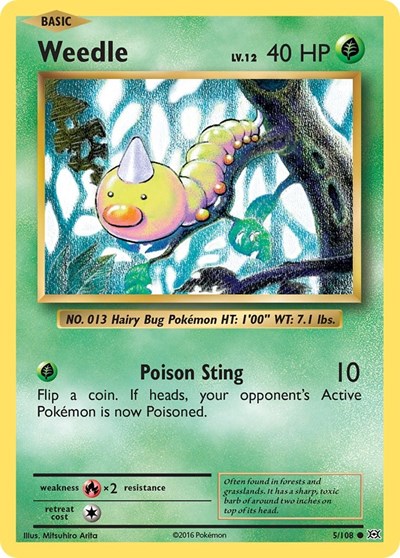 Weedle (XY - Evolutions) Near Mint