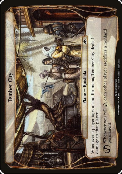 Tember City (Planechase Anthology) (Oversize Cards) Near Mint
