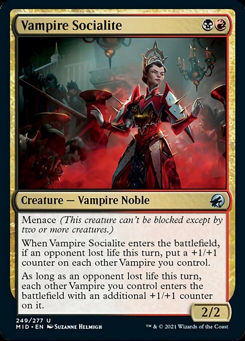 Vampire Socialite (Innistrad: Midnight Hunt) Near Mint - Nick Nack's Full Frontal Attack