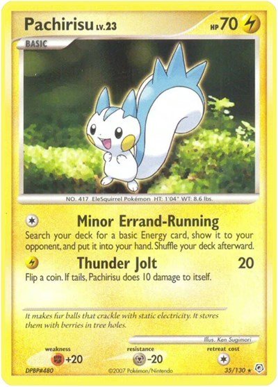 Pachirisu (Diamond and Pearl) Light Play - Nick Nack's Full Frontal Attack